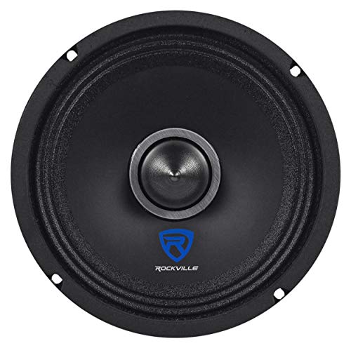 Rockville RXM68 6.5" 150w 8 Ohm Mid-Bass Driver Car Audio Speaker, Mid-Range