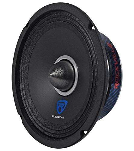 Rockville RXM68 6.5" 150w 8 Ohm Mid-Bass Driver Car Audio Speaker, Mid-Range