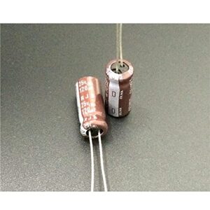 10pcs 120uF 25V Japan RJB Series 6x15mm Low Impedance 25V120uF Audio Capacitor