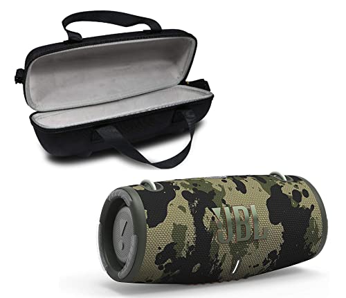 JBL Xtreme 3 Portable Waterproof Wireless Bluetooth Speaker Bundle with Deluxe CCI Premium Carry Case (Camo)