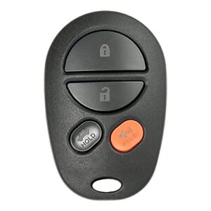 keyless2go replacement for new keyless entry remote car key fob 4 button fcc gq43vt20t
