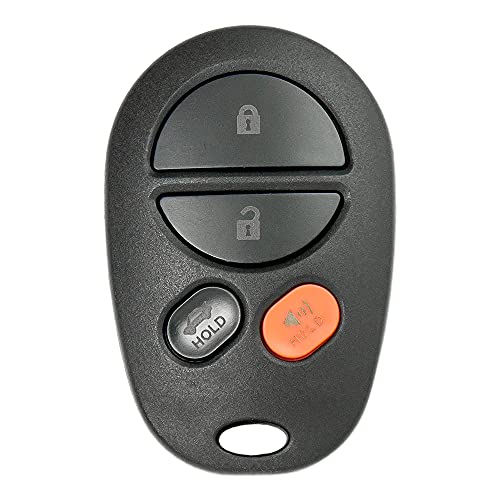 Keyless2Go Replacement for New Keyless Entry Remote Car Key Fob 4 Button FCC GQ43VT20T