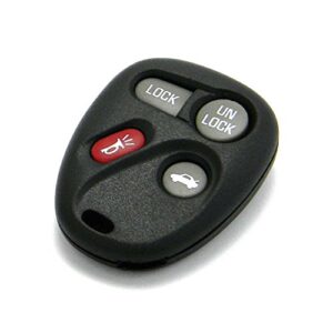 oem electronic 4-button key fob remote compatible with chevrolet pontiac (fcc id: koblear1xt, p/n: 10443537)