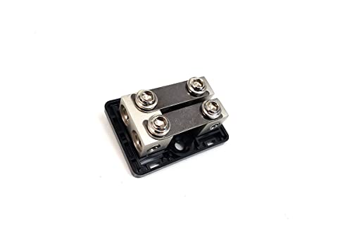 KnuKonceptz Bassik 4 and 8 Gauge 2 Way Fuse Distribution Block w/Ground Links