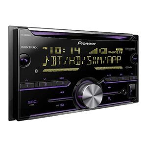 pioneer fh-x830bhs double din cd receiver with built-in bluetooth & hd radio