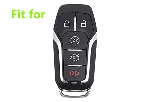 Smart Key Fob Cover Case Protector Keyless Remote Holder Compatible with 2013-2018 Ford F-150 Lincoln Fusion MKZ Mustang MKC b07qwbwwlk