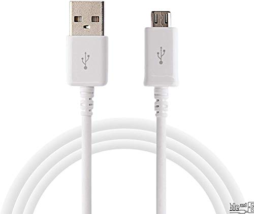 Full Power 5A Charging MicroUSB Works with Samsung SGH-i727 2.0 Data Cable's Dual Chipset Charges at Rapid Speeds Easily! (White)