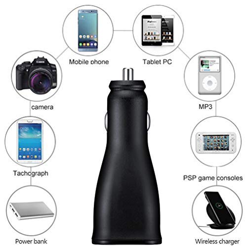 eFa Fast 15W Car Charger Works for Samsung SM-G930V with Adaptive Fast Charge 2.0 and MicroUSB Data Cable!