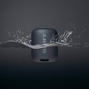Sony Compact and Portable Waterproof Wireless Speaker with Extra Bass - Black