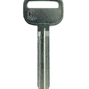 New Blank Uncut Metal Key for Toyota/ Scion/ Pontiac TR47/ X217 (Pack of 10)