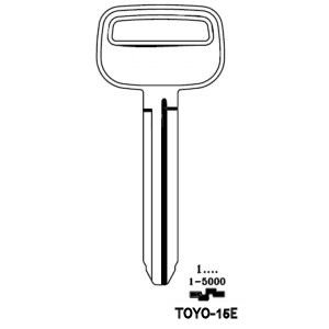 New Blank Uncut Metal Key for Toyota/ Scion/ Pontiac TR47/ X217 (Pack of 10)