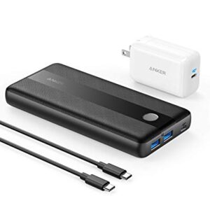 Anker Portable Charger, PowerCore III Elite 19200 60W Power Bank Bundle with 65W PD Wall Charger for USB C MacBook Air/Pro/Dell XPS, iPad Pro, iPhone 12/11/mini/Pro and More