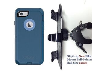 slipgrip 1.5″ bike holder for apple iphone 8 using otterbox defender case