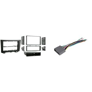 metra ’07-up honda crv radio install kit & scosche ha10b compatible with select 2006-14 honda vehicles wire harness for aftermarket stereo installation with color coded wires