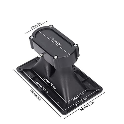 EBTOOLS Wide Dispersion Horn, 3 to 20KHz High Sensitivity 2 Piezoelectric Dual Drive Horn Tweeters, Used in Loudspeaker Tweeters, Dispersed Tweeters