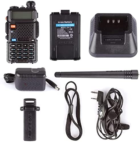 Baofeng UV-5R Dual Band Two Way Radio Pack of 10 (Black)