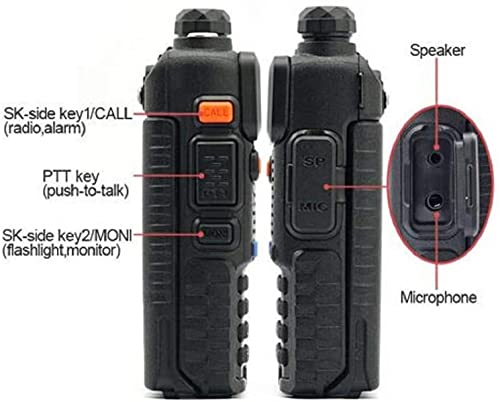 Baofeng UV-5R Dual Band Two Way Radio Pack of 10 (Black)