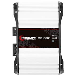 taramps md 1200.1 1 channel 1200 watts rms car audio amplifier 1 ohm