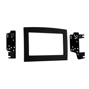 Metra 95-6528B Double Din Dash Kit for 2006-2010 Dodge Ram (Black) & Metra 40-CR10 Chrysler/Dodge/Jeep/Ford/GM 2002-Up Car Antenna Adapter