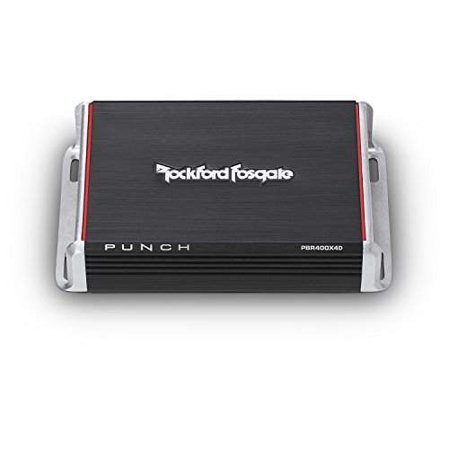 Rockford Fosgate Punch PBR400X4D Compact Chassis 400-Watt Full-Range 4-Channel Amplifier