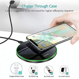 Wireless Charger, Qi-Certified 30W Max Wireless Charging Pad Compatible with Samsung Galaxy S23/S22/S21/S21 Ultra/S21+/S20 fe/S20/Note 20/10,Google Pixel,LG,and More