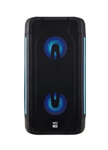 altec lansing shockwave wireless party speaker, travel bluetooth speaker with rechargeable battery, portable sound system with microphone (renewed)