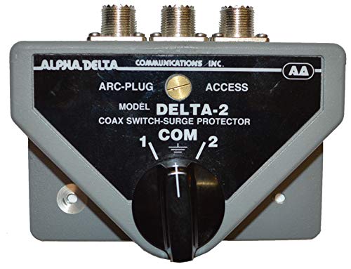 DELTA-2B Delta-2 Alpha Delta Original 2-Position Coax Switch, SO-239, 2KW - 500MHz