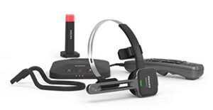 philips speechone wireless dictation headset with docking station, status light and remote control