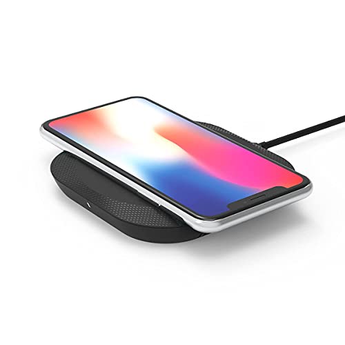 PureGear, 15W Qi-Certified Fast Wireless Charging Pad for Galaxy S21,S20,S10,S9,S8,Note 20,10. iPhone 12, 12Pro, 12 Pro Max, SE, 11, 11Pro, 11 Pro Max, Xs Max, XR, XS, X, 8, AirPods Include AC Adapter