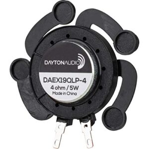 dayton audio daex19qlp-4 quad feet low profile 19mm exciter 5w 4 ohm