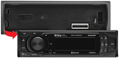 BOSS Audio Systems 625UAB Multimedia Car Stereo - Bluetooth Audio And Hands Free Calling, Single Din, MP3 Player, No CD/DVD Player, USB Port, AUX Input, AM/FM Radio Receiver