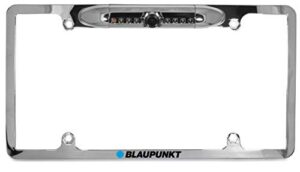 blaupunkt xc351w licenseplate camera w/wide view angle & night vision (chrome)