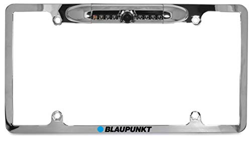 BLAUPUNKT XC351W LICENSEPLATE Camera W/Wide View Angle & Night Vision (Chrome)