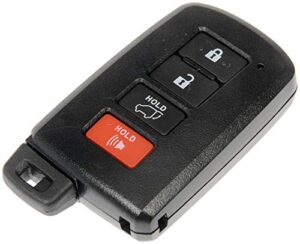dorman 92072 keyless entry transmitter cover compatible with select toyota models, black