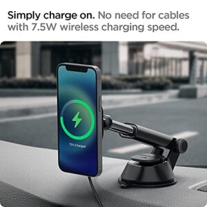 Spigen OneTap Pro Designed for Magsafe Wireless Car Charger Bundle with Spigen SteadiBoost 45W USB C Car Charger