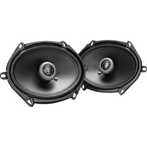 mb quart fkb168 formula car speakers (black, pair) – 5×7-6×8 inch coaxial speakers, 50 watt, 2-way car audio, internal crossover, 1 inch tweeters (grills not included)