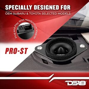 DS18 PRO-ST 1.9" Replacement Upgrade Bullet Compression Tweeters with Crossovers- Car OEM Tweeter Upgrade Kit for Many Subaru/Toyota Models - Replacement for H631SFJ101 and H631SFJ100 (Pair)