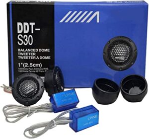 machswon professional car high fidelity stereo speaker ddt-s30 tweeter, car modified car audio silk dome tweeters