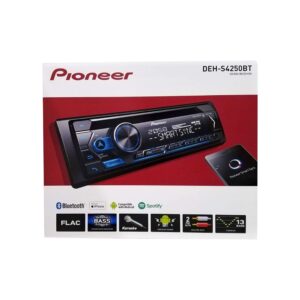 Pioneer Single-DIN in-Dash CD AM/FM Receiver MIXTRAX, Bluetooth, USB, Spotify, iPhone and Android Bundled with Alphasonik Earbuds