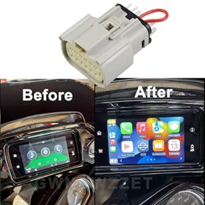 GWNOWZZET for Apple CarPlay Jumper for Harley Davidson 2019 and up GTS Radio