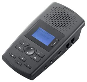 tr600 landline phone call recorder for analog/ip/digital lines, automatic telephone recording device – 16gb