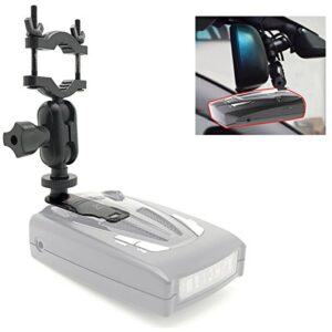 accessorybasics car rearview mirror radar detector mount holder for whistler radar detector (cr series & all xtr). require at least 1″ clear stem space to install!
