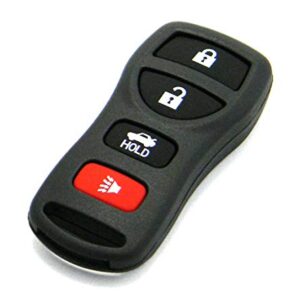 OEM Electronic 4-Button Key Fob Remote Compatible With Nissan (FCC ID: KBRASTU15, P/N: 28268-ZB700, 28268-C991C)