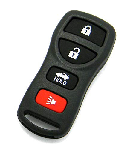 OEM Electronic 4-Button Key Fob Remote Compatible With Nissan (FCC ID: KBRASTU15, P/N: 28268-ZB700, 28268-C991C)