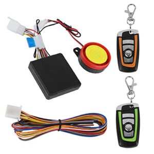 12V Universal Motorcycle Alarm System Remote Control Engine Start 125dB