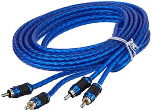 stinger si6212 12-foot 2-channel 6000 series audiophile grade rca interconnect cable,blue