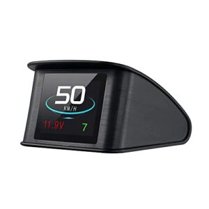 Lttrbx. T600 Universal Car HUD Head Up Display Digital GPS Speedometer with Speedup Test Brake Test Overspeed Alarm TFT LCD Display for All Vehicle