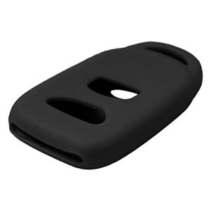 Keyless2Go Replacement for 2 New Silicone Cover Protective Case for Select Remote Key Fobs PINHA-T036 - Black