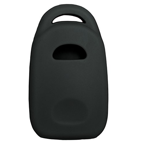 Keyless2Go Replacement for 2 New Silicone Cover Protective Case for Select Remote Key Fobs PINHA-T036 - Black