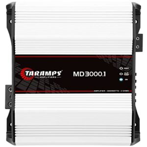 taramp’s md 3000.1 1 channel 3000 watts rms car audio amplifier 2 ohm